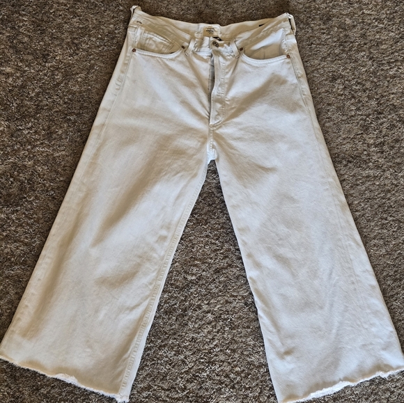 CITIZENS of HUMANITY Emma High Rise Wide Leg CROP Size 30 - Picture 1 of 11